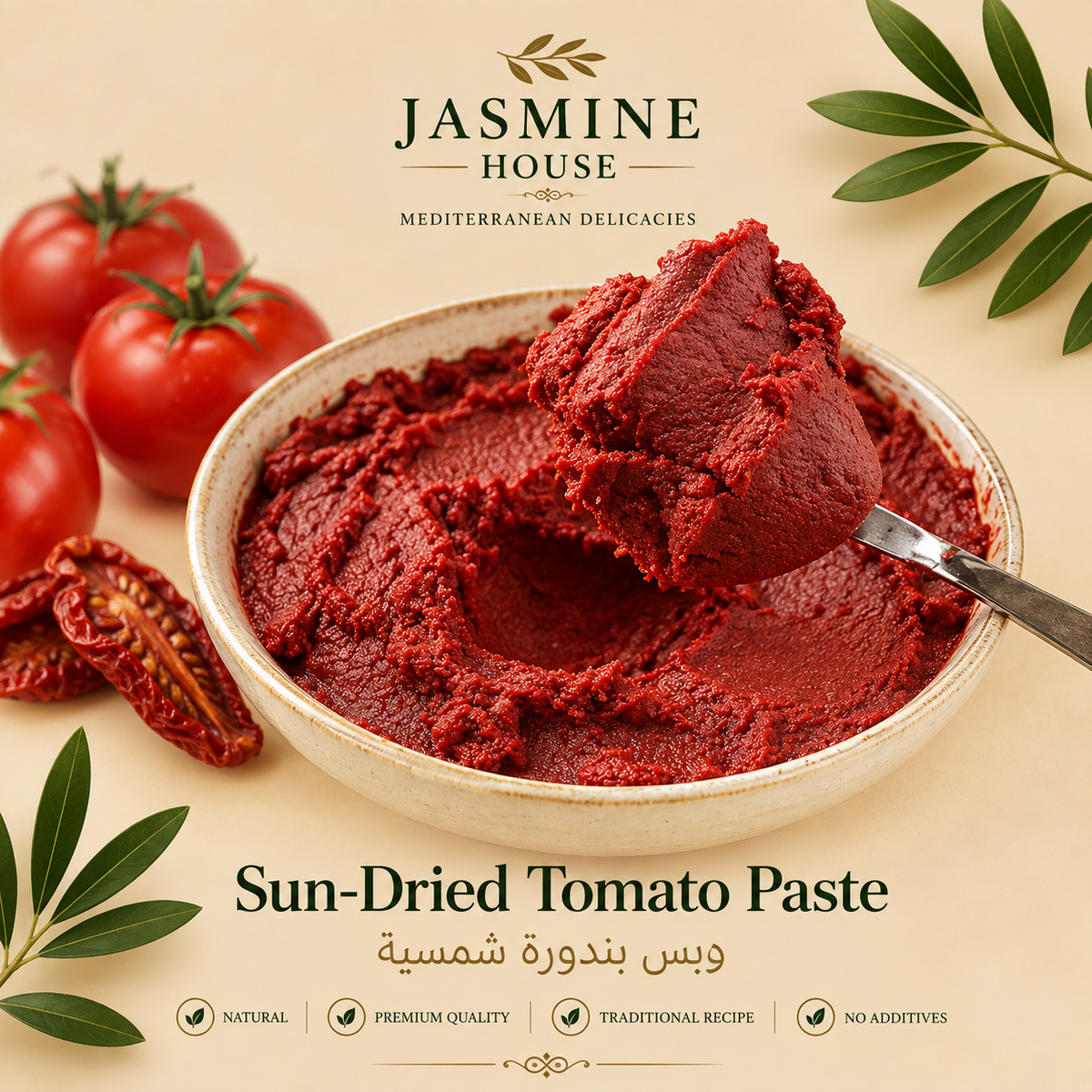 Naturally Sun-Dried Tomato Paste 1L.B