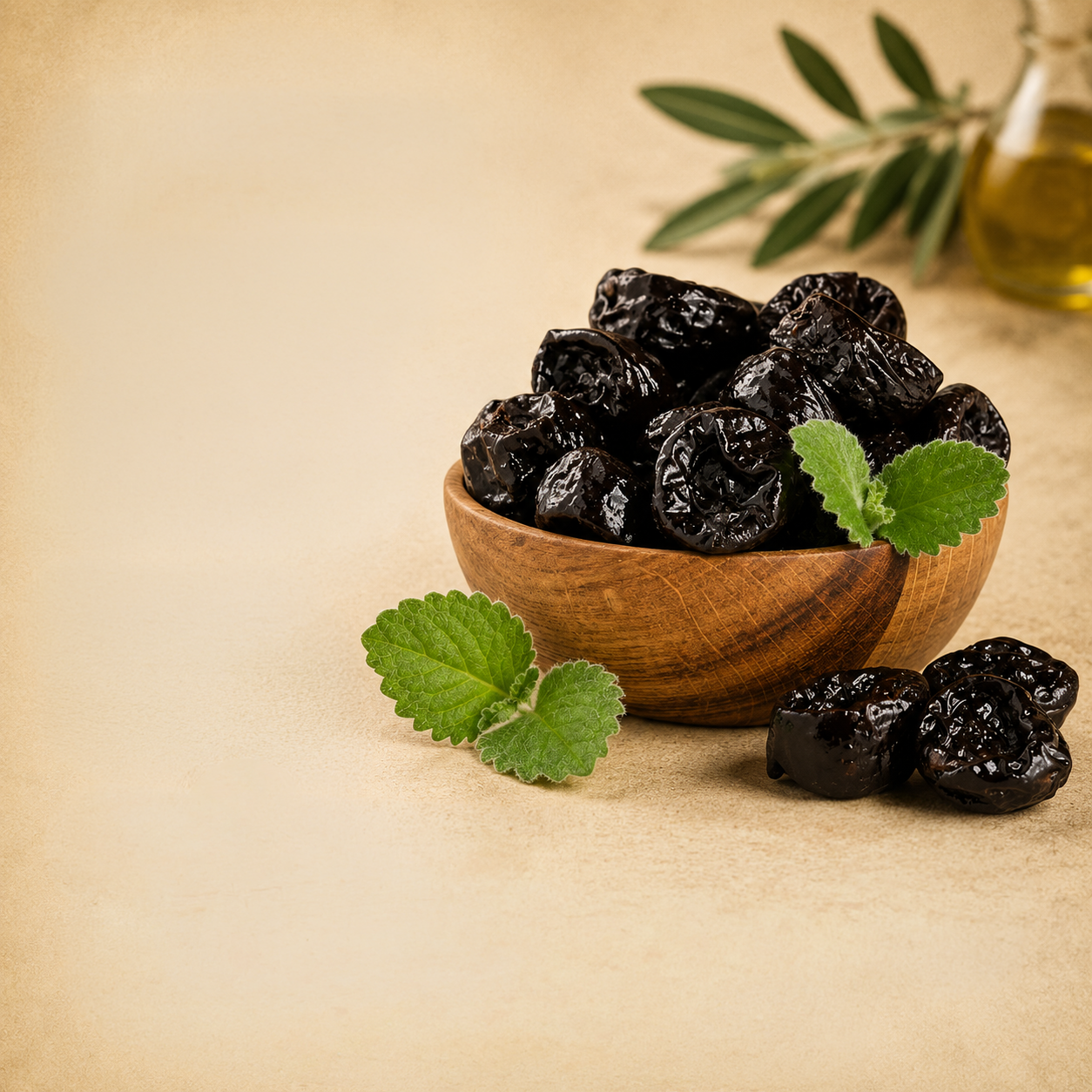 Syrian Atton black olives 1 L.B