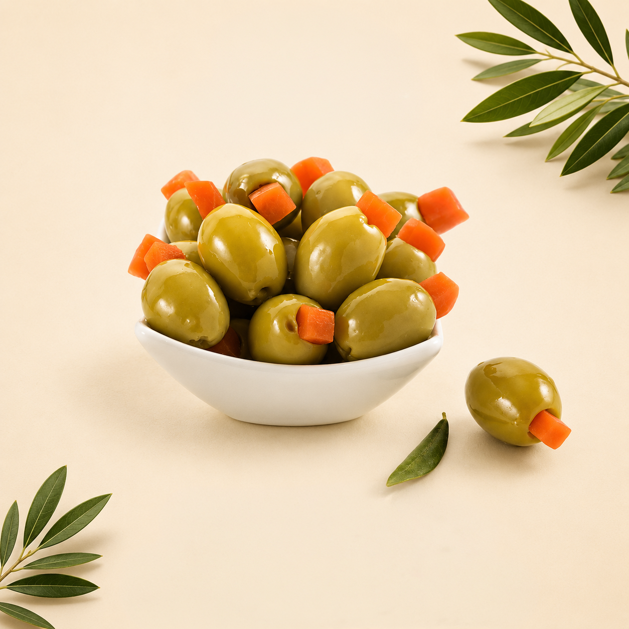 green Olive Stuffed carrout 1 Pond